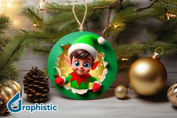 3D Cute ELF Ornament: Illustrations Review