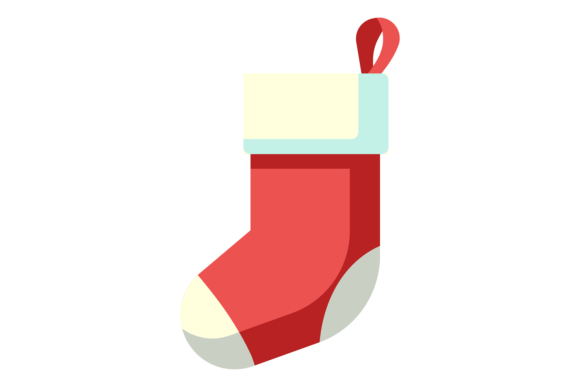Christmas Sock Color Icon: Traditional G Illustrations