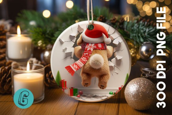 Cute Dog Christmas Ornament Back 29 Illustrations Review