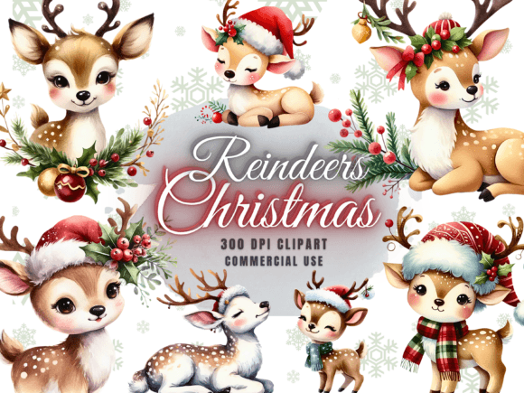 Review: Christmas Reindeer Clipart for Embroidery