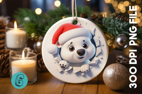 Review: Polar Bear Christmas Ornament F 112