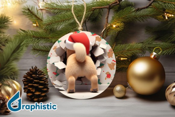 Reviewing 3D Dog Christmas Ornament Back 37 Illustrations