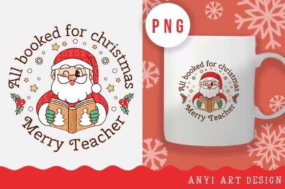 Reviewing All Booked for Christmas Sublimation PNG