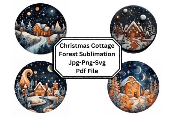Reviewing Christmas Cottage Forest Sublimation