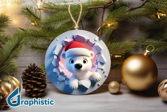 Reviewing the 3D Polar Bear Christmas Ornament F 118