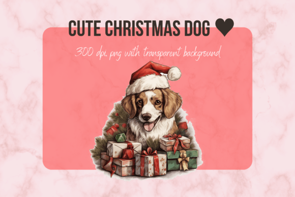 Reviewing the Cute Christmas Dog with Presents PNG