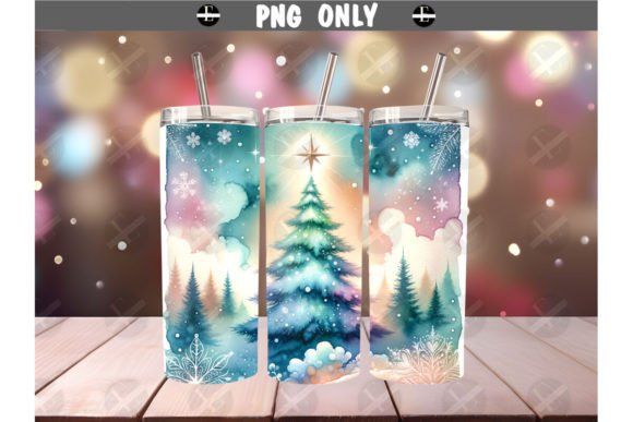 Watercolor Christmas Tree Wrap Review